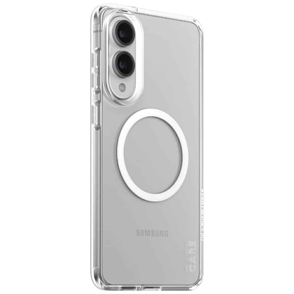 Θήκη Care By Panzerglass Urban Combat Λευκή Qi Για Samsung Galaxy S25 Edge Διαφανής 2