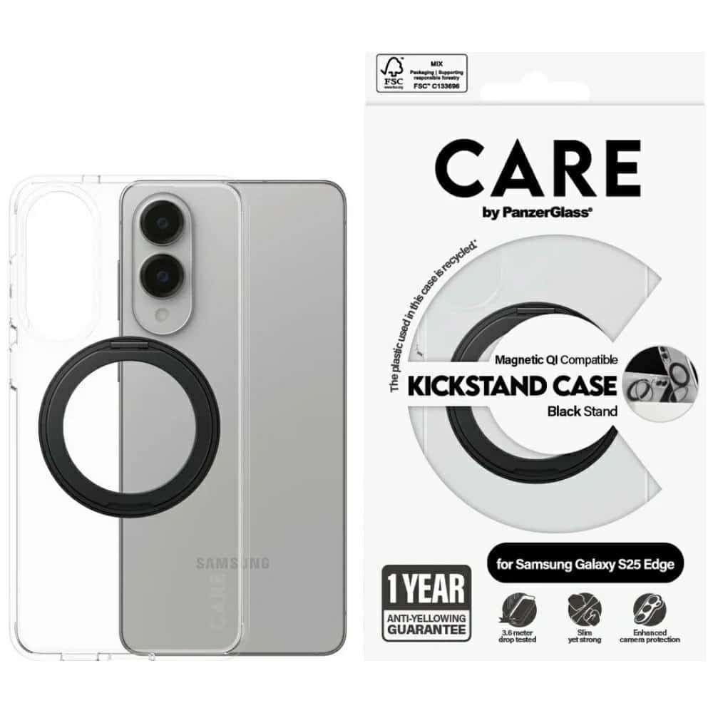 PanzerGlass CARE - θήκη για Samsung Galaxy S25 Edge - Διάφανο