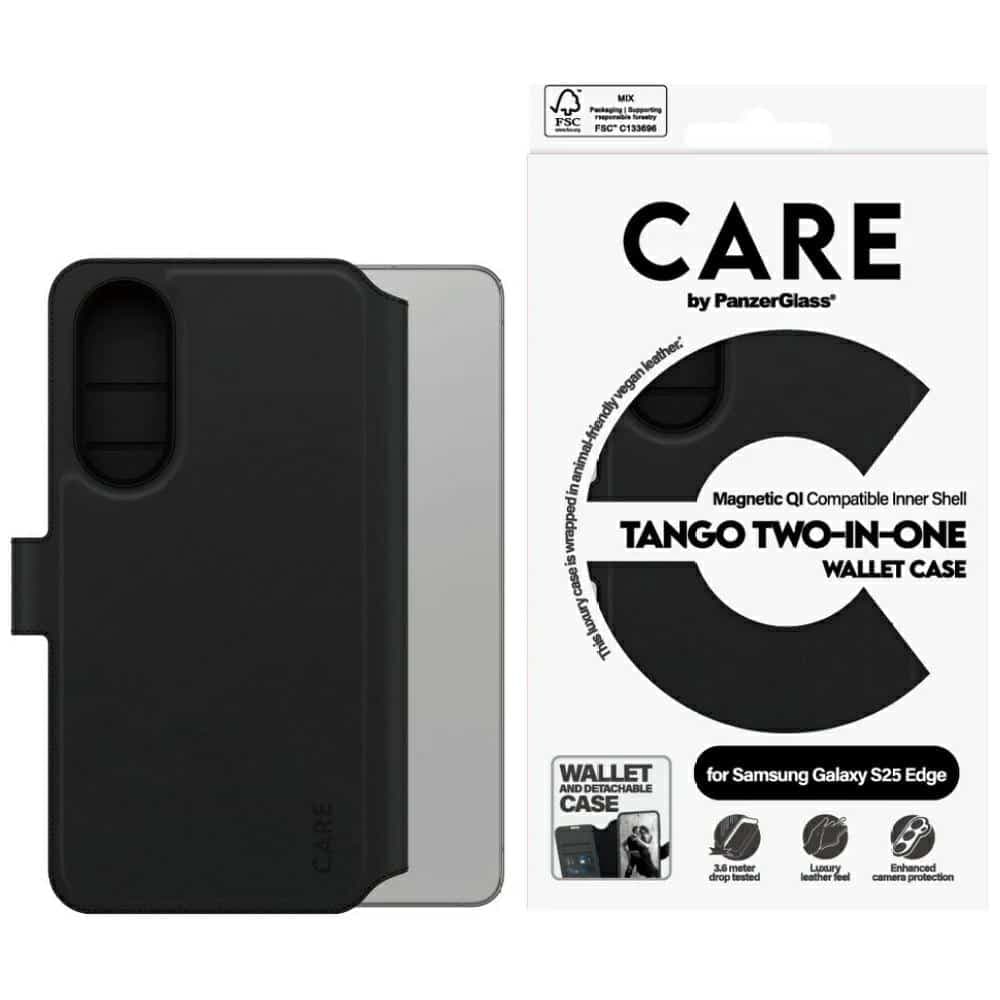 PanzerGlass CARE - θήκη για Samsung Galaxy S25 Edge - Μαύρο