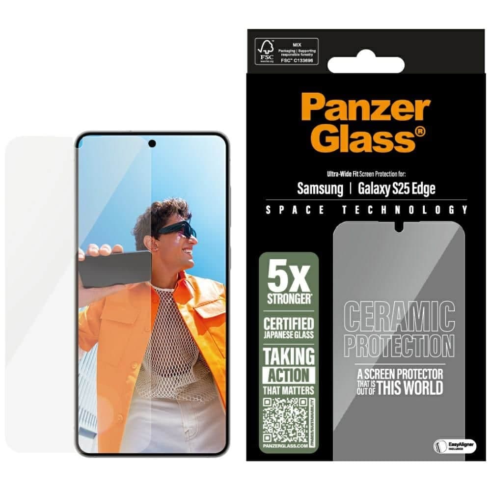 Κεραμικό Γυαλί Panzerglass Ultra-Wide Fit Για Samsung Galaxy S25 Edge
