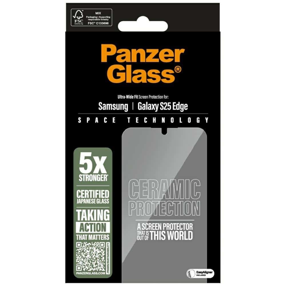 Κεραμικό Γυαλί Panzerglass Ultra-Wide Fit Για Samsung Galaxy S25 Edge 4