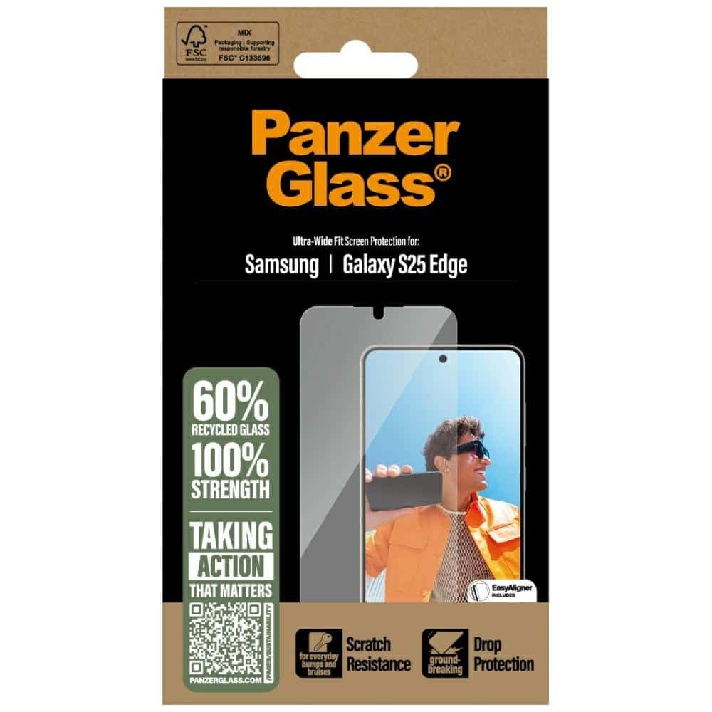 Θωρακισμένο Γυαλί Panzerglass Ultra-Wide Fit Για Samsung Galaxy S25 Edge 4