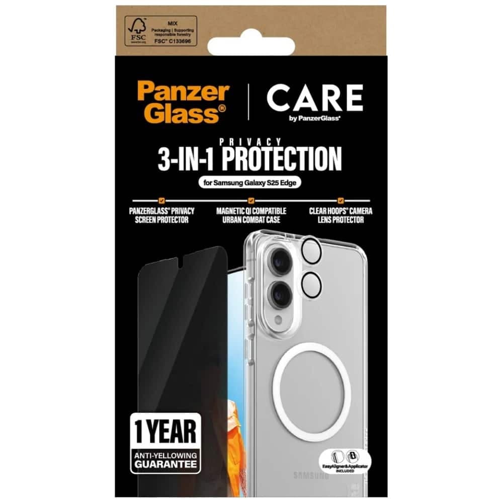 Care Από Panzerglass Προστασία Οθόνης και Κάμερας Για Samsung Galaxy S25 E 4