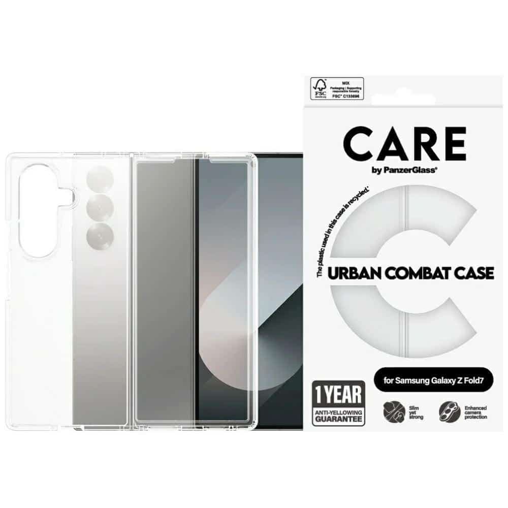Case Care Από Panzerglass Για Samsung Galaxy Z Fold7 - Διαφανές