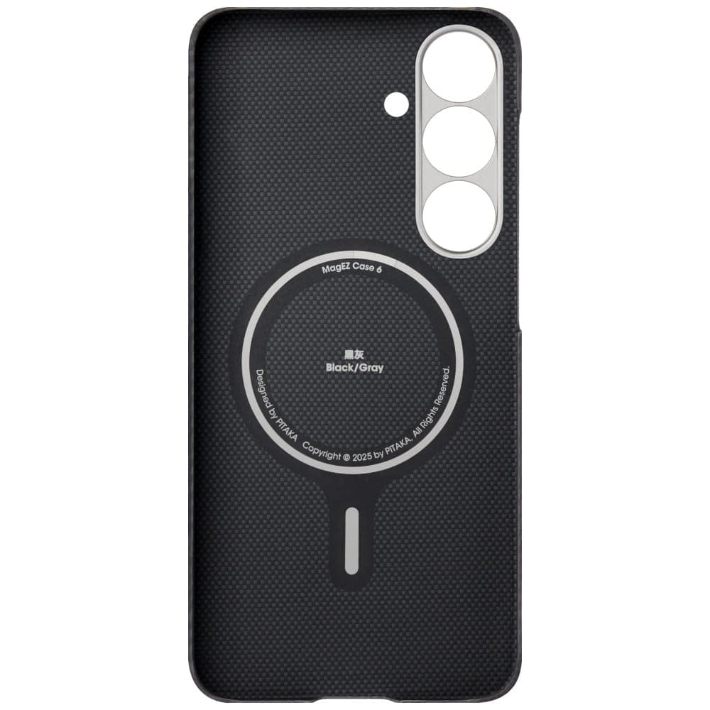 Θήκη Pitaka Ultra-Slim Magsafe Για Samsung Galaxy S25 Μαύρη-Γκρι 8