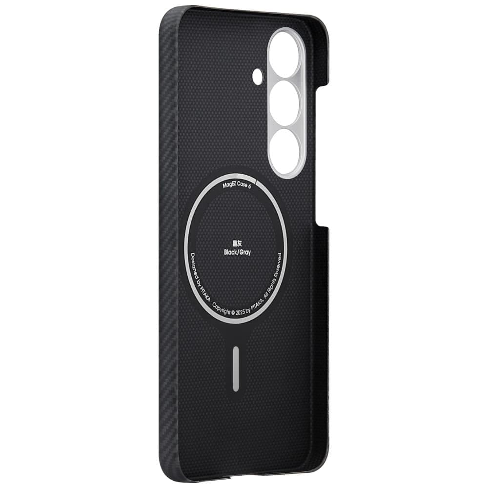 Θήκη Pitaka Ultra-Slim Magsafe Για Samsung Galaxy S25 Μαύρη-Γκρι 9