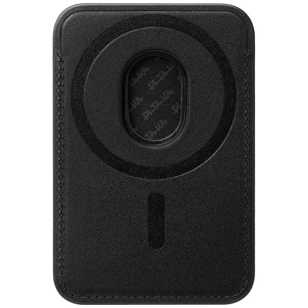Μαγνητικό Πορτοφόλι Pitaka Woven Wallet Magsafe Για Τηλέφωνο Μαύρο Γκρι 4
