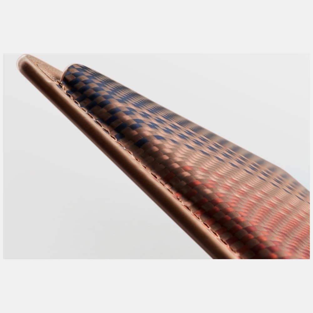 Μαγνητικό Πορτοφόλι Pitaka Woven Wallet Magsafe Για Τηλέφωνο Sunset 9