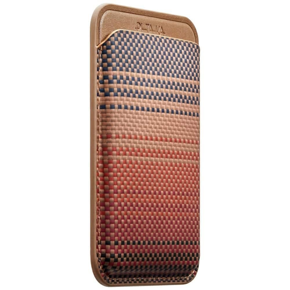 Μαγνητικό Πορτοφόλι Pitaka Woven Wallet Magsafe Για Τηλέφωνο Sunset 2