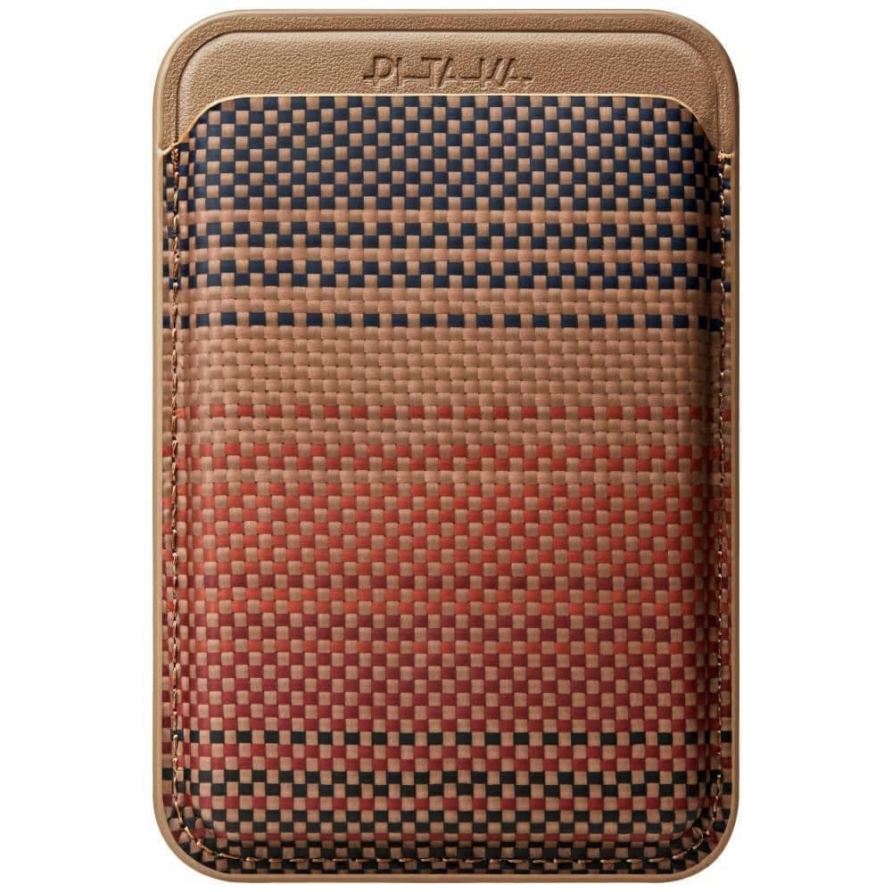 Μαγνητικό Πορτοφόλι Pitaka Woven Wallet Magsafe Για Τηλέφωνο Sunset