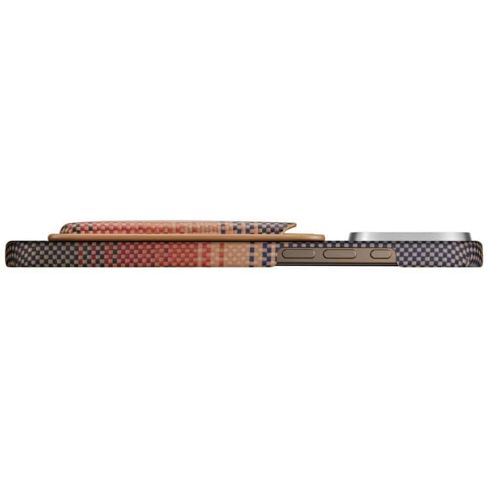 Μαγνητικό Πορτοφόλι Pitaka Woven Wallet Magsafe Για Τηλέφωνο Sunset 7