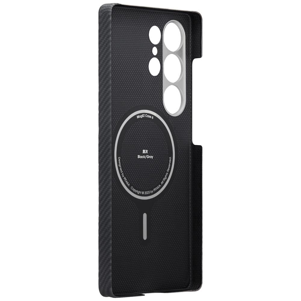 Θήκη Pitaka Ultra-Slim Magsafe Για Samsung Galaxy S25 Ultra Μαύρη Γκρι 9