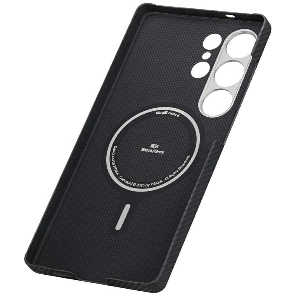 Θήκη Pitaka Ultra-Slim Magsafe Για Samsung Galaxy S25 Ultra Μαύρη Γκρι 10