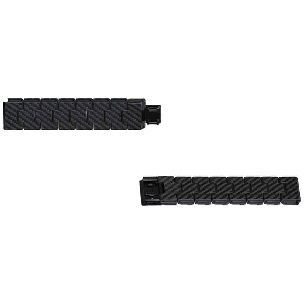 Λουράκι Pitaka Carbon Fiber Retro Για Apple Watch 1/2/3/4/5/6/7/8/9/10/se/ultra/ultra2 Μαύρο Γκρι 8
