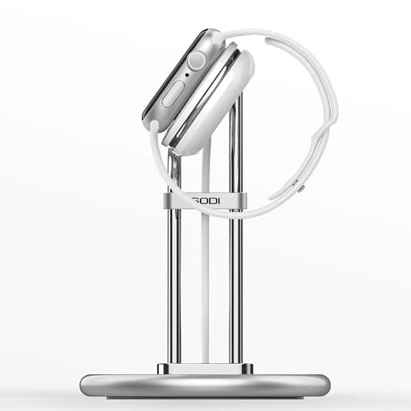 Sodi Stand Φόρτισης Apple Watch Saw-300 Ασημί 4
