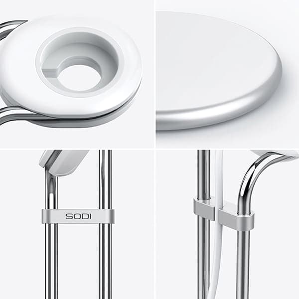 Sodi Stand Φόρτισης Apple Watch Saw-300 Ασημί 8