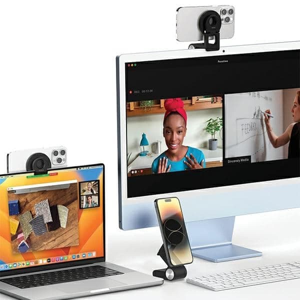 Sodi 3 Σε 1 Μαγνητικός Σταθμός Φόρτισης Για Imac Bm-330 Λευκό Magsafe 5
