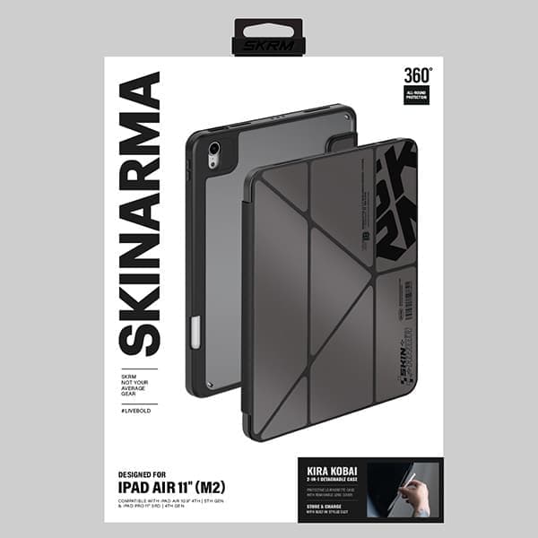 Skinarma Kira Kobai - θήκη για Apple iPad Air 11 (2024) - Γκρι 5