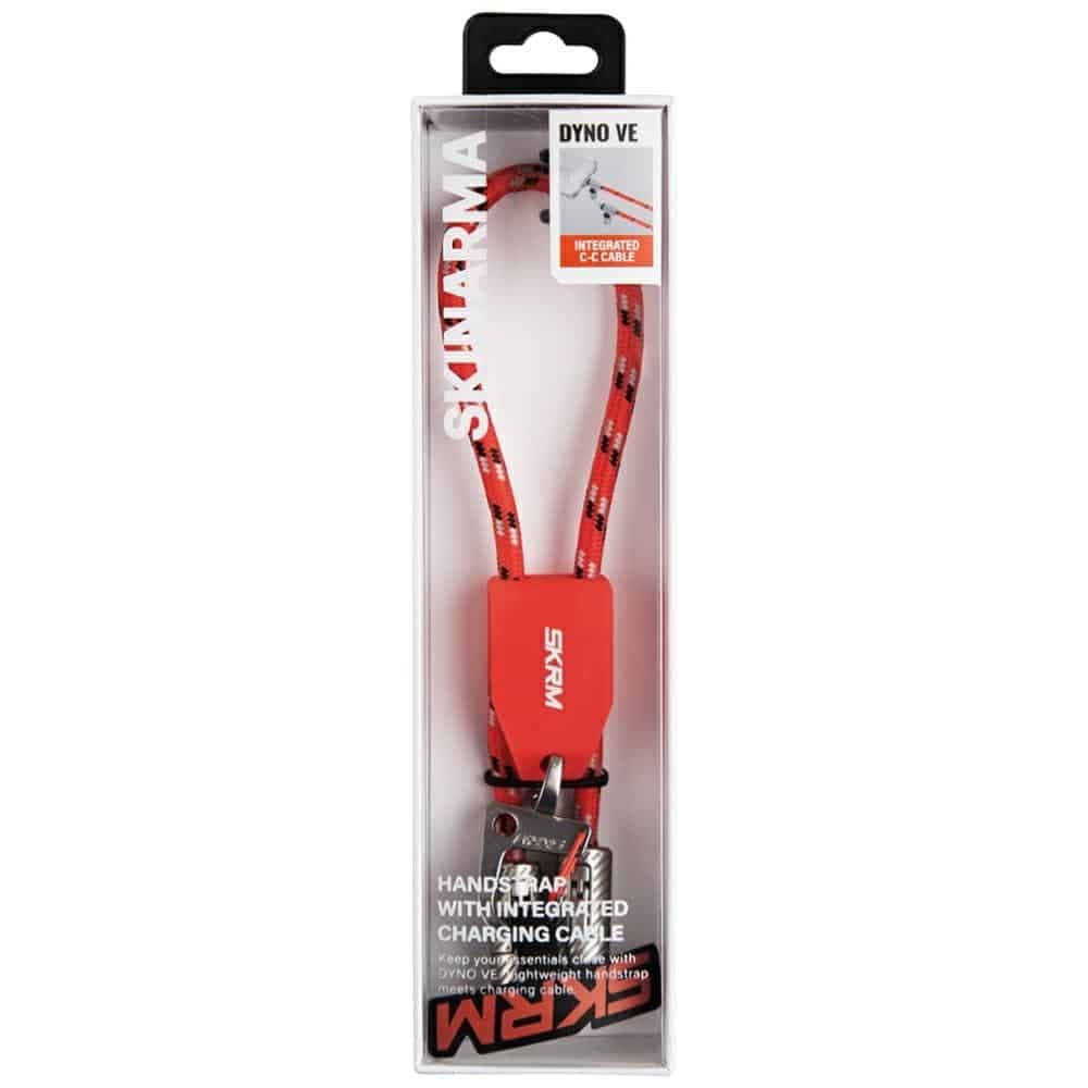 Universal 2in1 Λουράκι/Καλώδιο  Λαιμού Τηλεφώνου Skinarma Dyno Ve USB-C/usb-C Κόκκινη 3