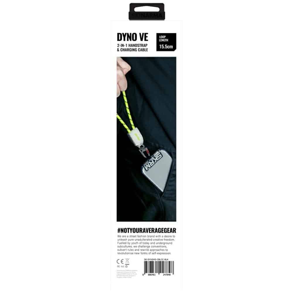 Universal 2in1 Λουράκι/Καλώδιο  Λαιμού Τηλεφώνου Skinarma Dyno Ve USB-C/usb-C Κόκκινη 4