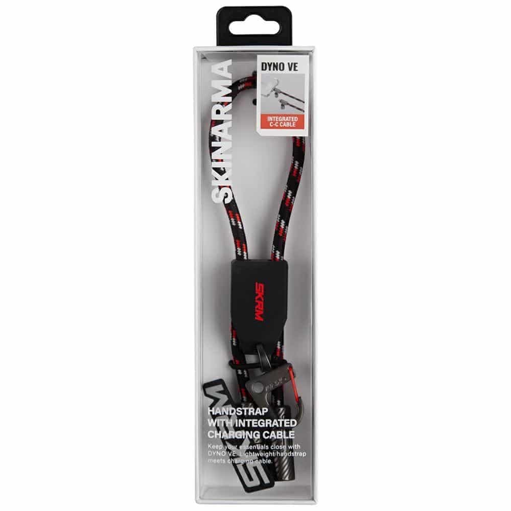 Universal 2in1 Λουράκι/Καλώδιο  Λαιμού Τηλεφώνου Skinarma Dyno Ve USB-C/usb-C Μαύρο 3