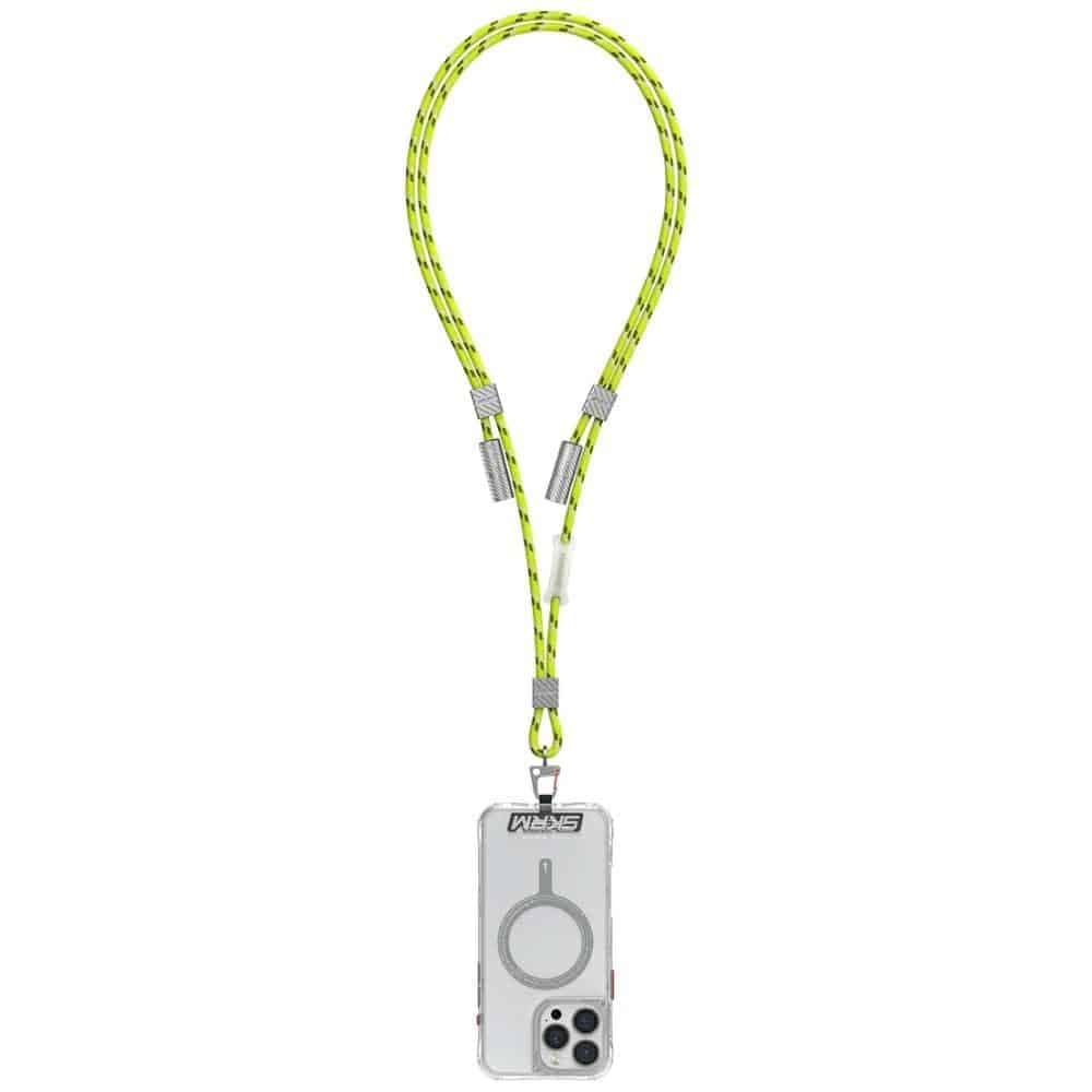 Universal 2in1 Λουράκι/Καλώδιο  Λαιμού Τηλεφώνου Skinarma Dyno Ve USB-C/usb-C Niteglow