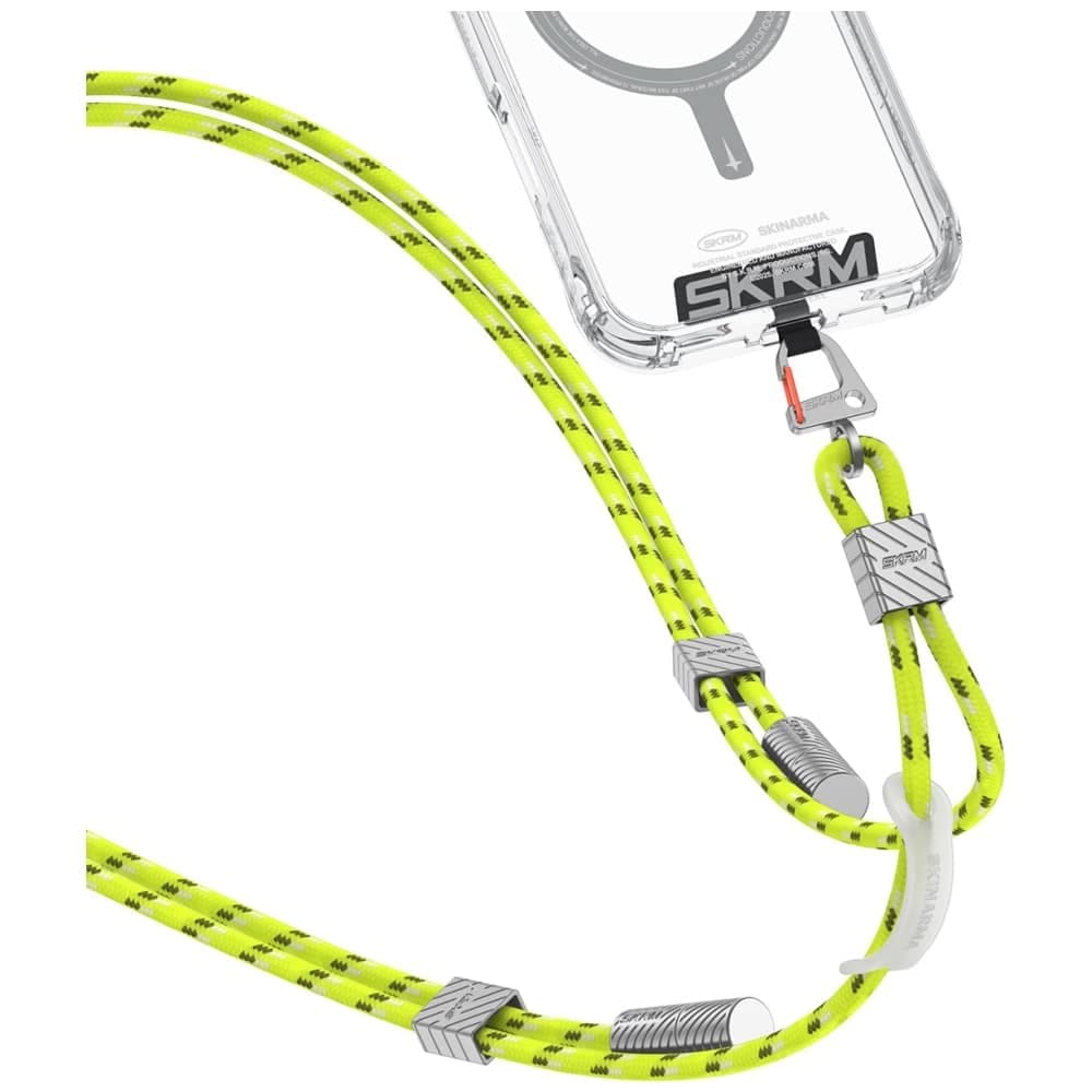 Universal 2in1 Λουράκι/Καλώδιο  Λαιμού Τηλεφώνου Skinarma Dyno Ve USB-C/usb-C Niteglow 2