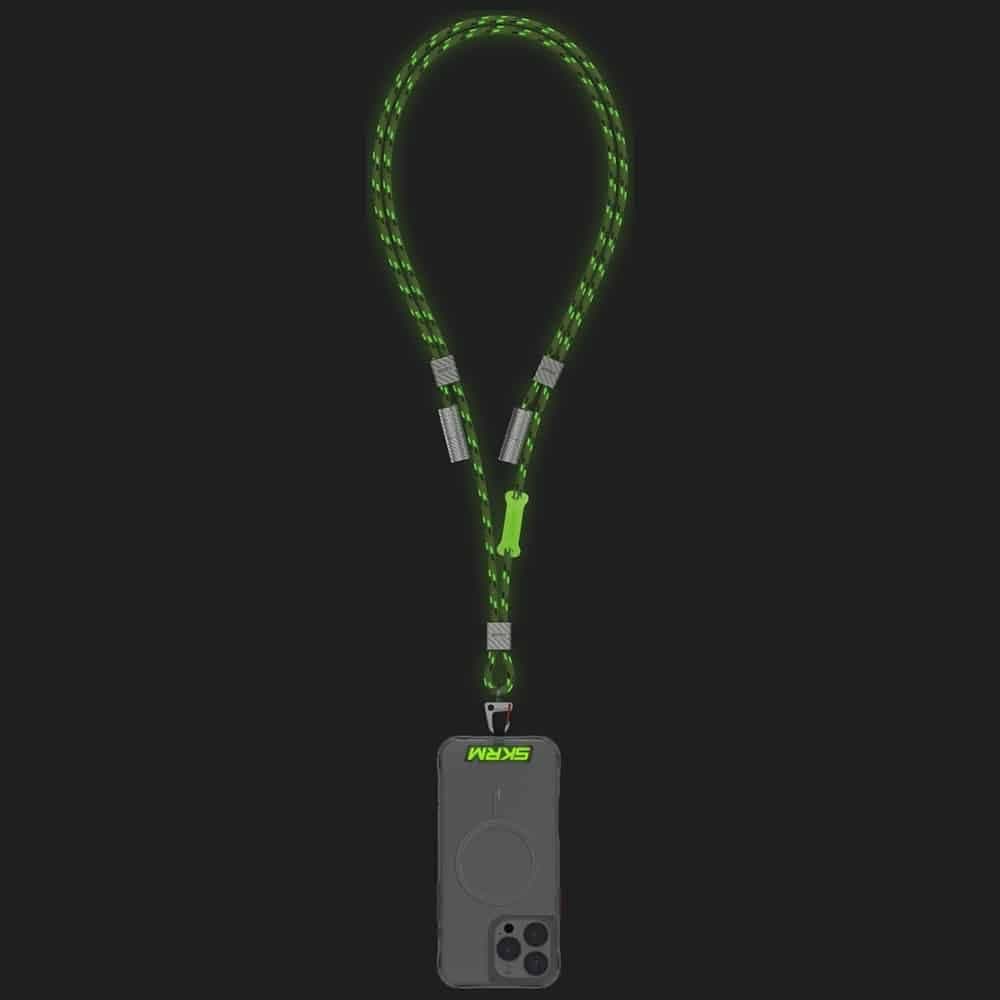 Universal 2in1 Λουράκι/Καλώδιο  Λαιμού Τηλεφώνου Skinarma Dyno Ve USB-C/usb-C Niteglow 4