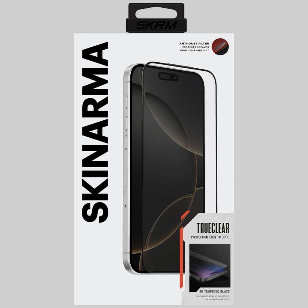 Skinarma True Clear Θρυμματισμένο Γυαλί Για iPhone Air Διαφανές 2