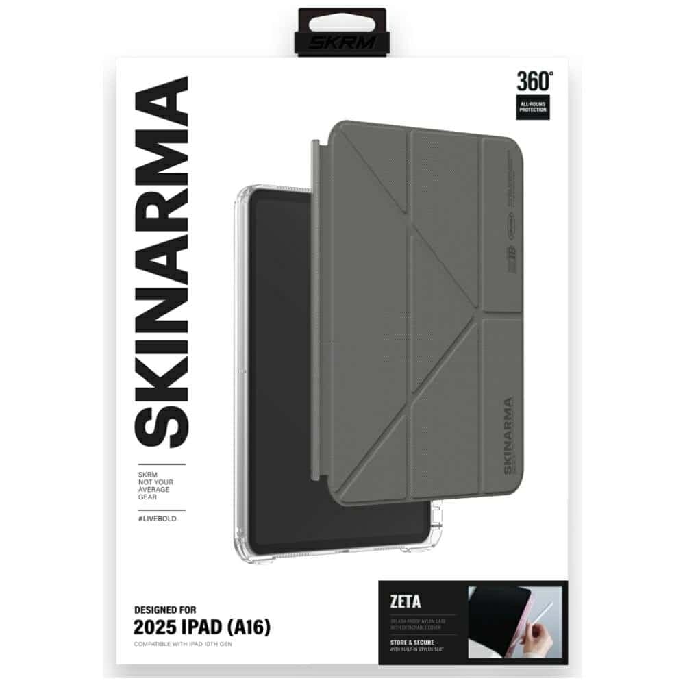 Skinarma Zeta - θήκη για Apple iPad (2025) / (2022) - Γκρι 8