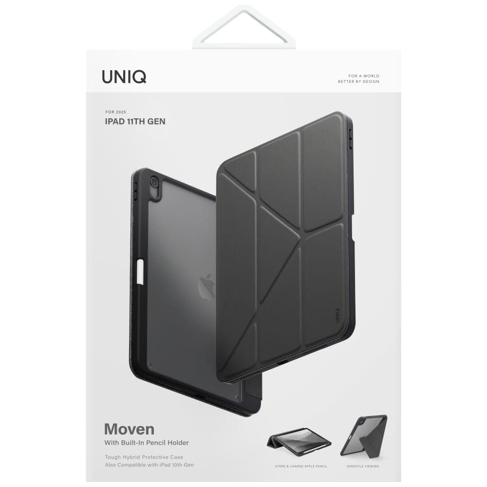Case Uniq Moven For iPad 11" A16 (2025) / iPad 10.9" 10 Gen. (2022)  Grey 7