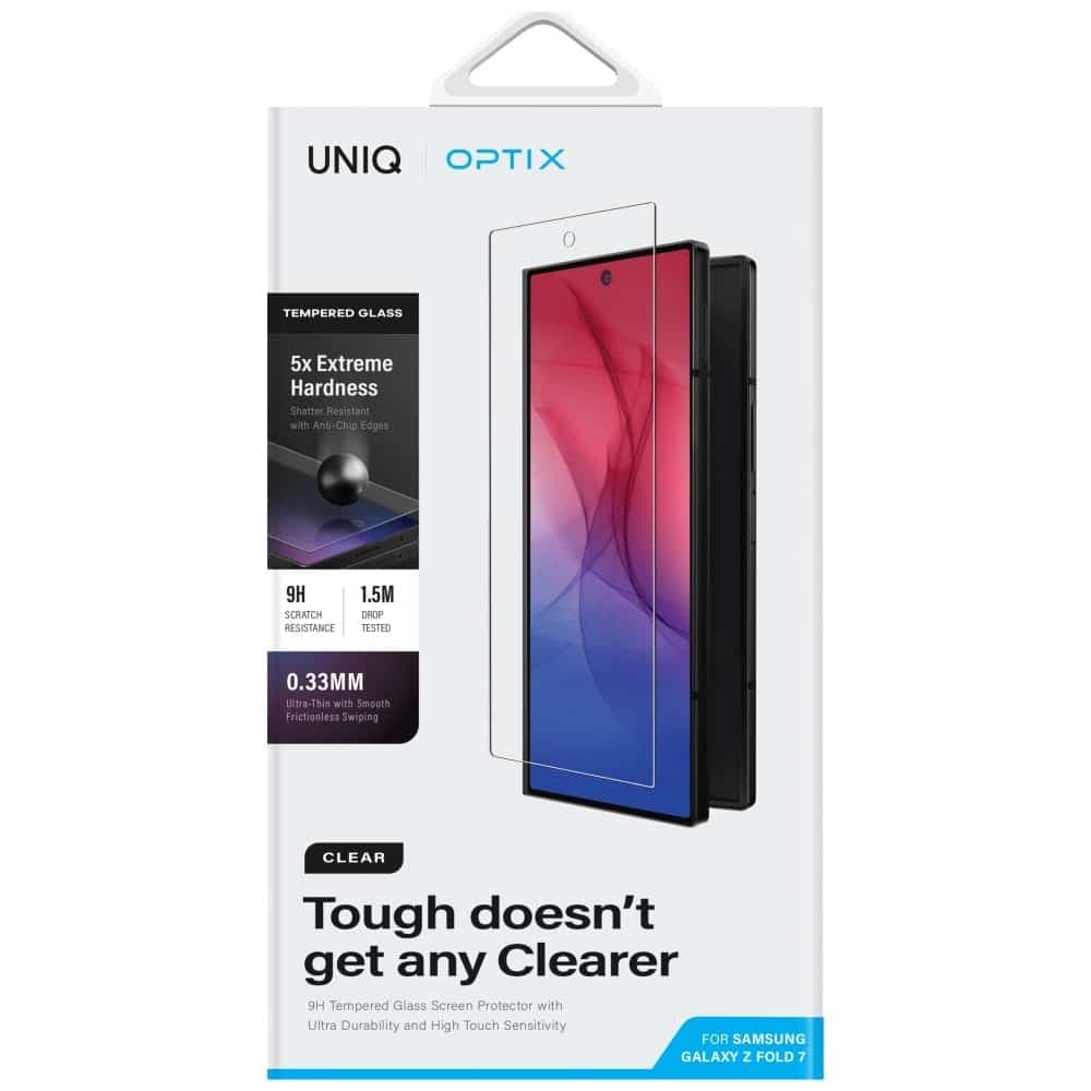 Uniq Optix Clear Tempered Glass για Samsung Galaxy Z Fold7 3