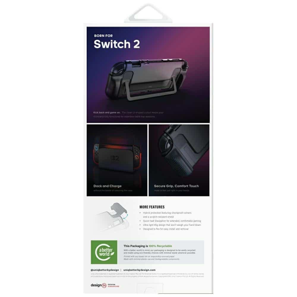 Case Uniq Hybrid Bytearmor For Nintendo Switch 2 Red 5