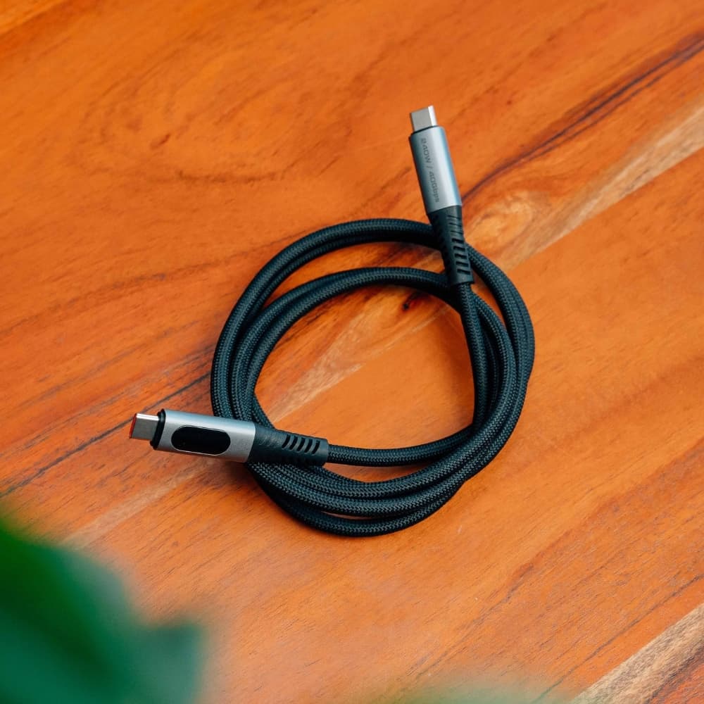 Καλώδιο Verbatim Sync & Charge USB-C To USB-C 40gb/s 240w Display 120cm Black 31849 4