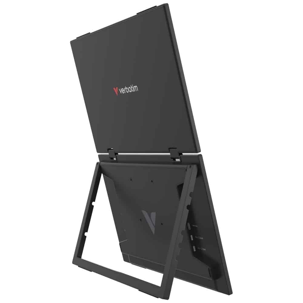 Portable Dual Monitor Verbatim Essentials 15.6" Fhd Black 32403 3