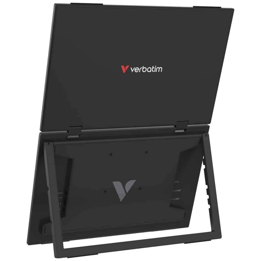 Portable Dual Monitor Verbatim Essentials 15.6" Fhd Black 32403 4