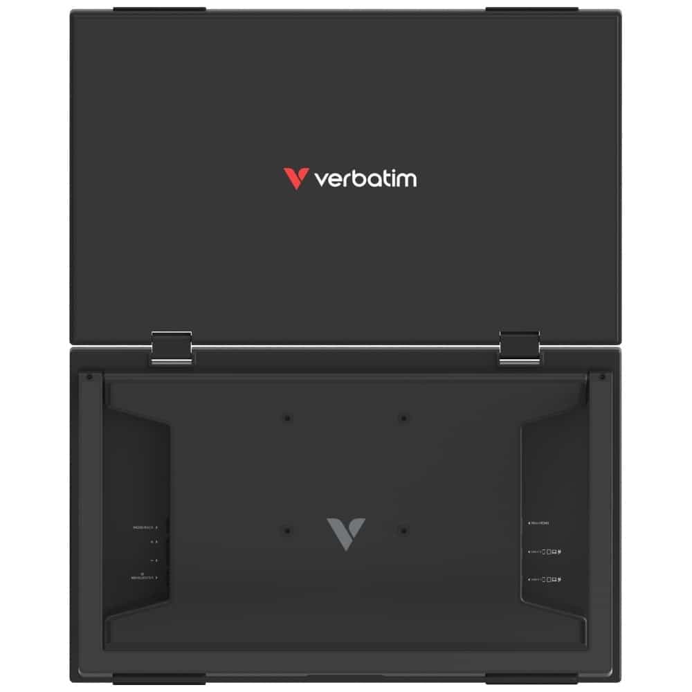 Portable Dual Monitor Verbatim Essentials 15.6" Fhd Black 32403 5