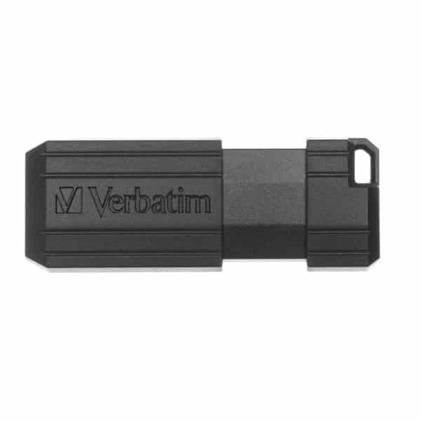 Pendrive Verbatim 4gb USB-A 2.0 Pinstripe Μαύρο 49061 3