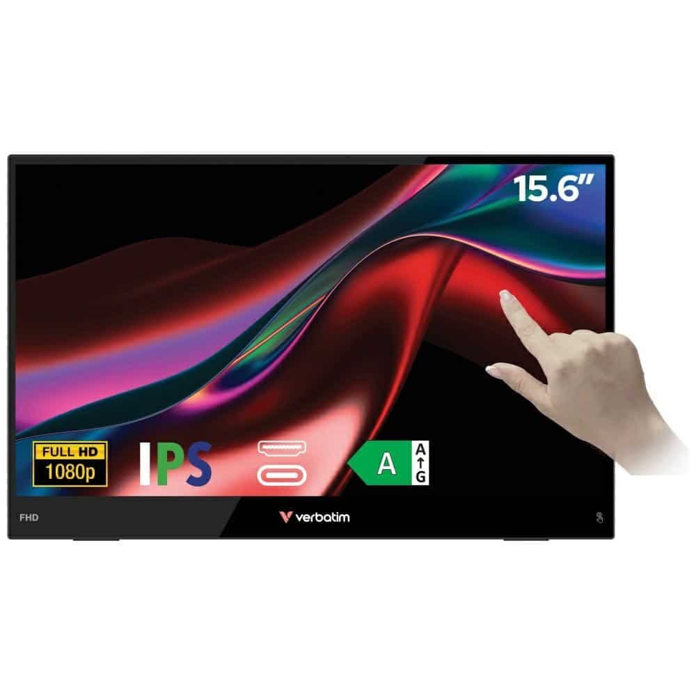 Φορητή Οθόνη Touch Verbatim Light 15.6" Fhd Μαύρη 32402 2