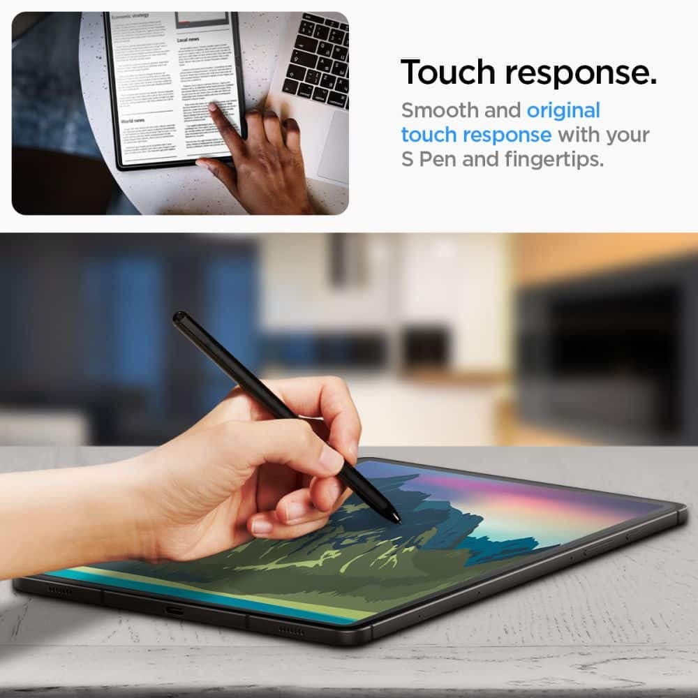 Spigen Glas.tr Ez Fit Θρυψας Για Galaxy Tab S9 11.0 / S9 Fe / S10 Fe / S10 Lite 10.9 X710 / X716b / X510 / X516b / X520 / X526 / X400 / X406 Διαφανο 11