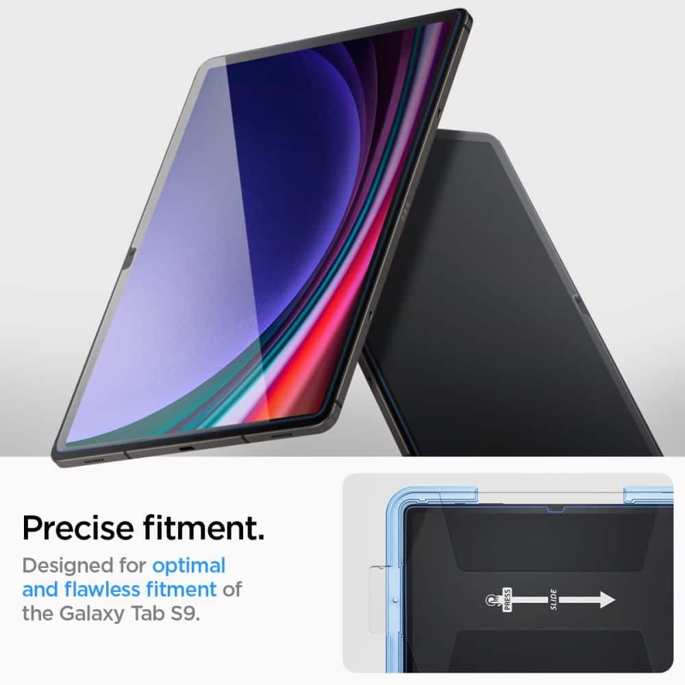 Spigen Glas.tr Ez Fit Θρυψας Για Galaxy Tab S9 11.0 / S9 Fe / S10 Fe / S10 Lite 10.9 X710 / X716b / X510 / X516b / X520 / X526 / X400 / X406 Διαφανο 12