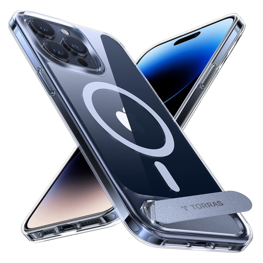 Torras Pstand - θήκη για Apple iPhone 15 Pro Max - Διάφανο