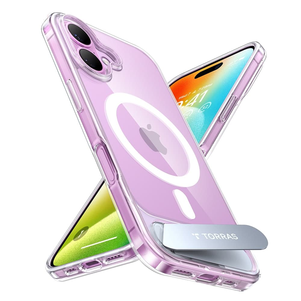 Torras Pstand - θήκη για Apple iPhone 16 Plus - Διάφανο 5