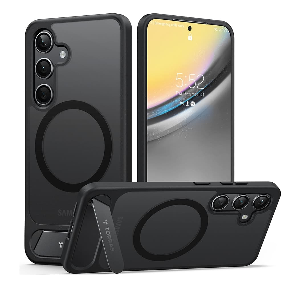 Torras Pstand - θήκη για Samsung Galaxy S24 - Μαύρο