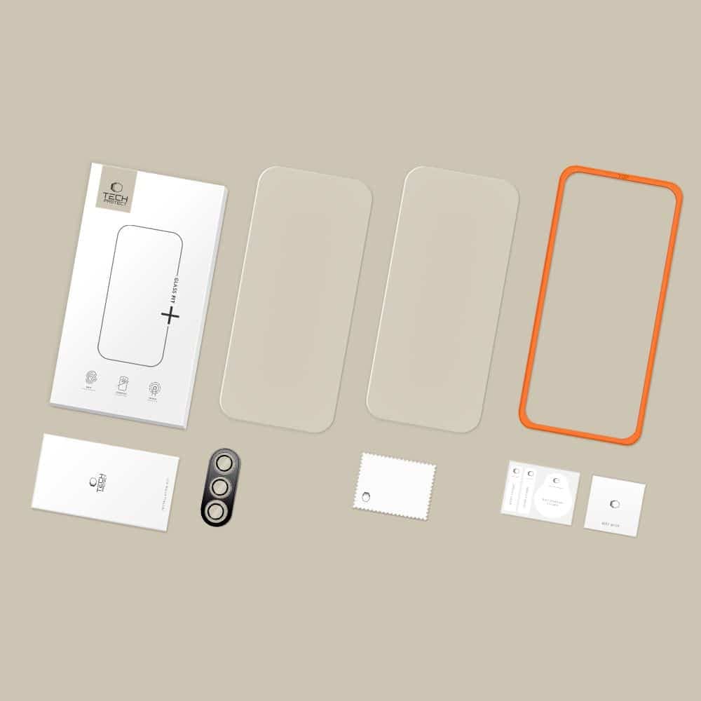 Τζάμι Σκληρυμένο Tech-Protect Easy Set+ 3-Pack Για Galaxy S25 Fe Διαφανο 8