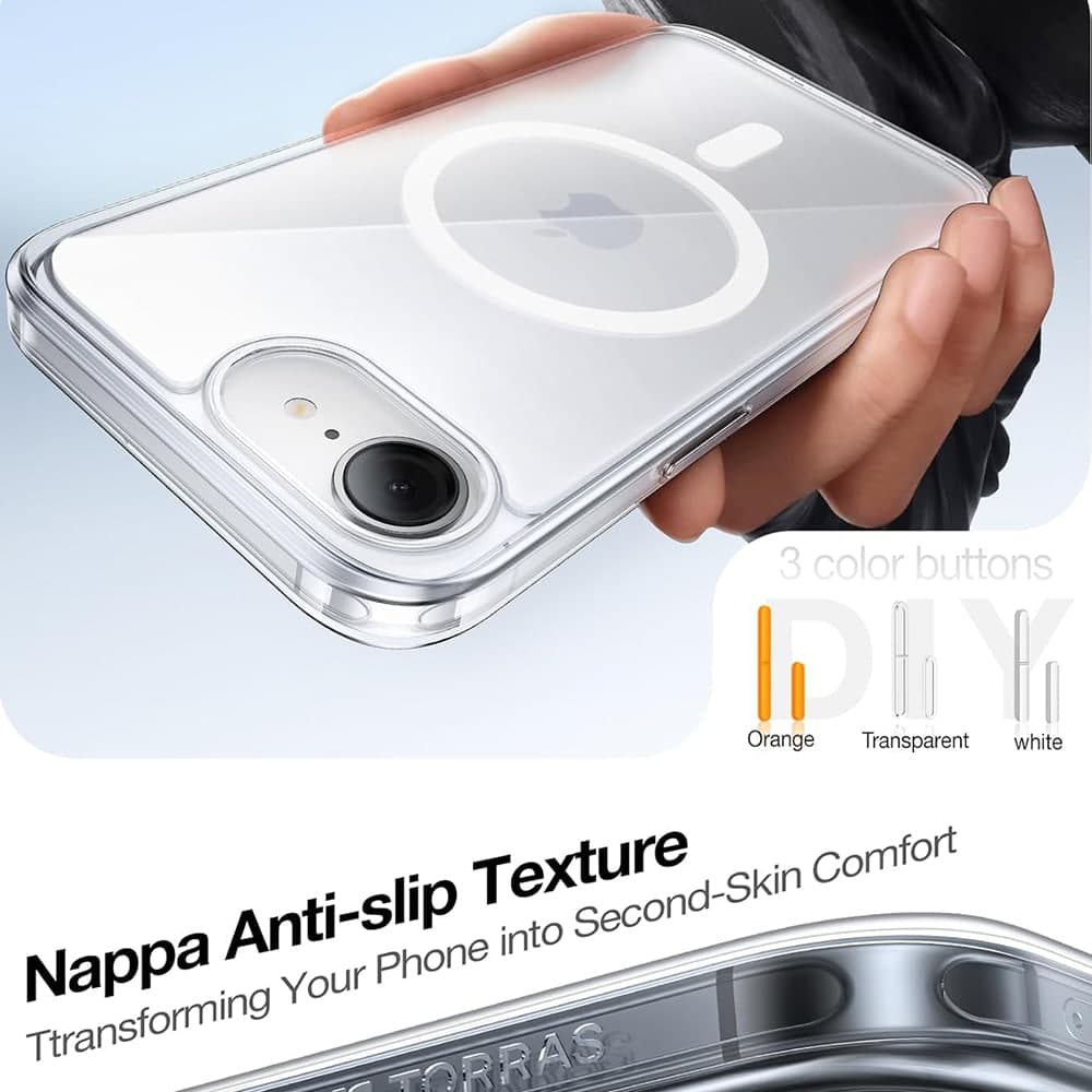 Torras Guardian Magnetic Series - θήκη για Apple iPhone 16e - Διάφανο 4