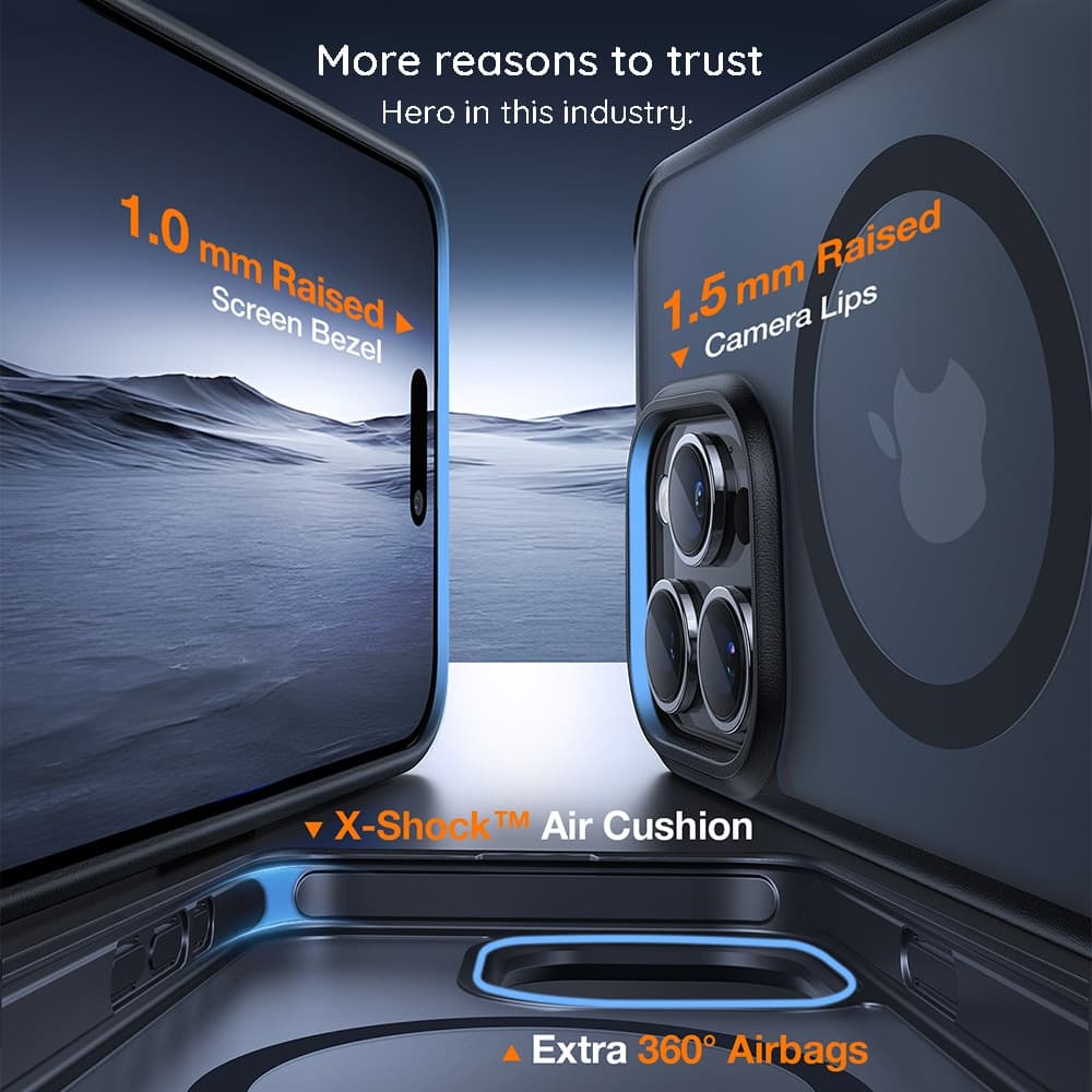 Torras Pstand - θήκη για Apple iPhone 17 - Μαύρο 7