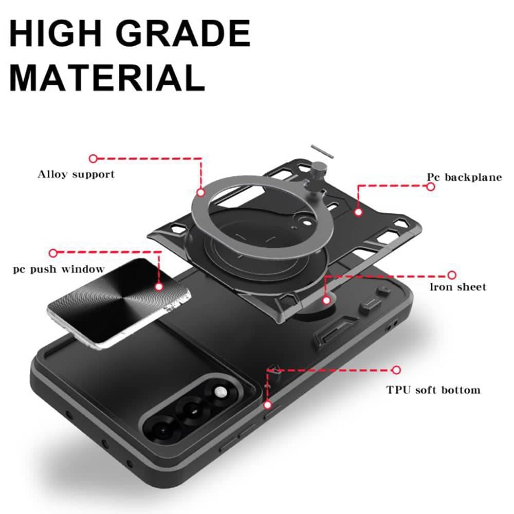 Techsuit CamGuard Pro - θήκη για Oneplus Nord 5 - Μαύρο 2