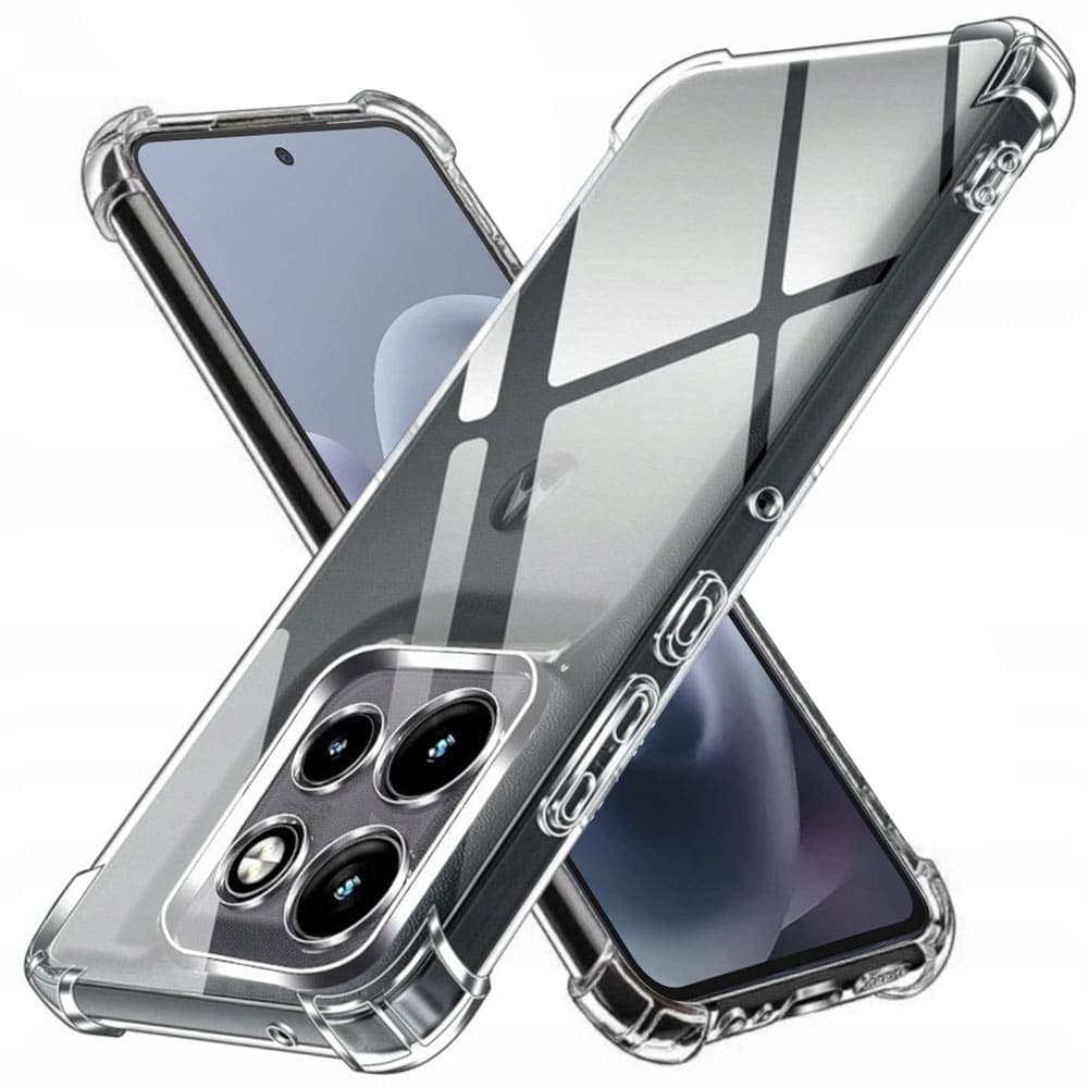 Techsuit Shockproof Clear Silicone - θήκη για Motorola Moto G86 Power - Διάφανο