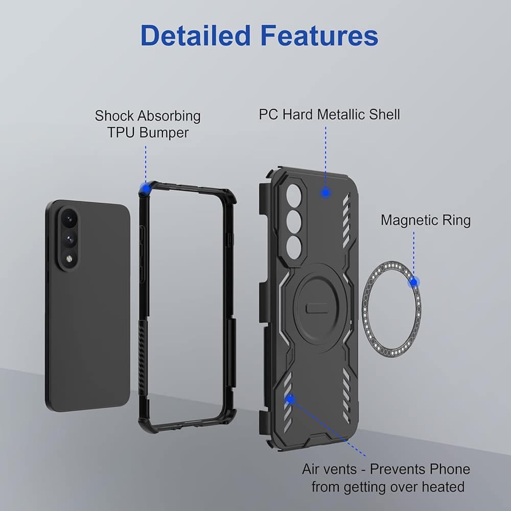 Techsuit ArmorMag - θήκη για Oneplus Nord 5 - Μαύρο 6